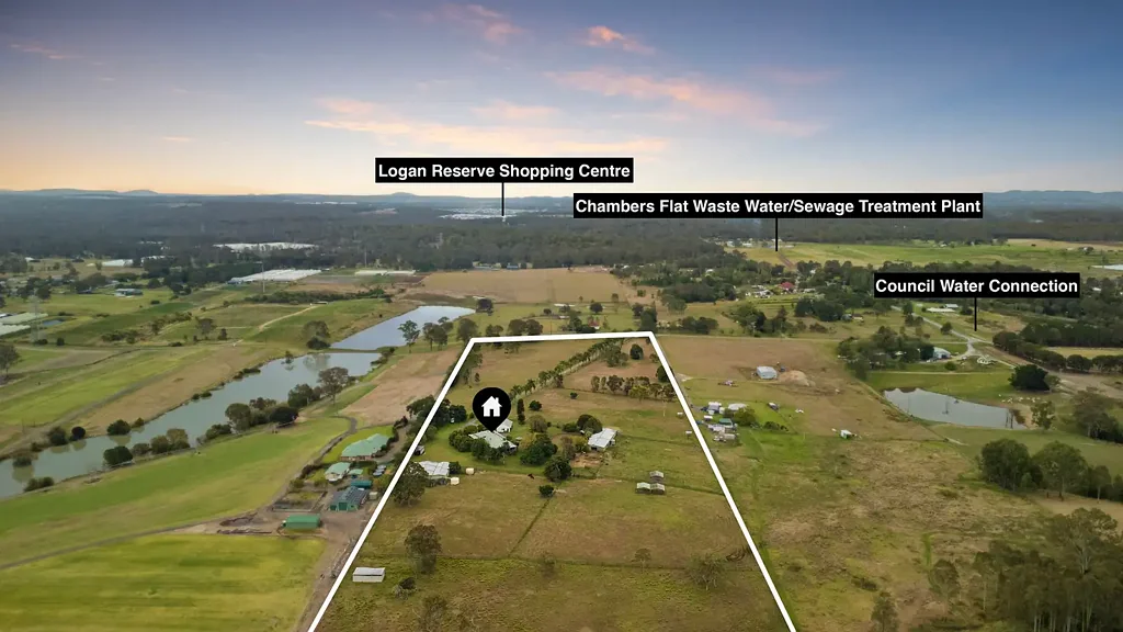 Chambers Flat 5 Bedroom Rare 12.88ha Development & Lifestyle Holding in Logan's Growth Corridor