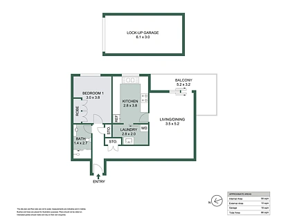 11/610-612 Blaxland Road, Eastwood, Upper North Shore, 1 침실, 1 욕실, Unit