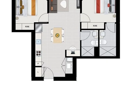 1203/10 Trinity Street, Fortitude Valley, Brisbane - Inner City Region, 2 chambres, 2 salles de bain, Apartment