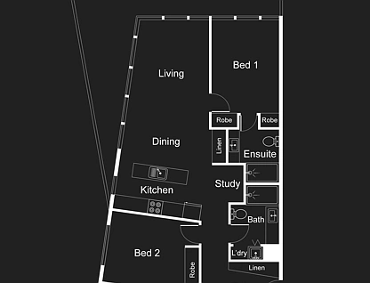 206/6 Cape Street, Dickson, Inner North, 2房, 2浴, Apartment