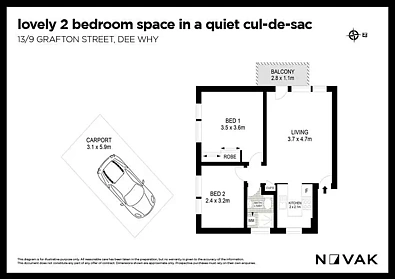 13/9 Grafton Crescent, Dee Why, NSW 2099, 2 slaapkamers, 1 badkamers, Apartment