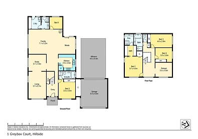 1 Greybox Court, Hillside, VIC 3037, 5房, 3浴, House