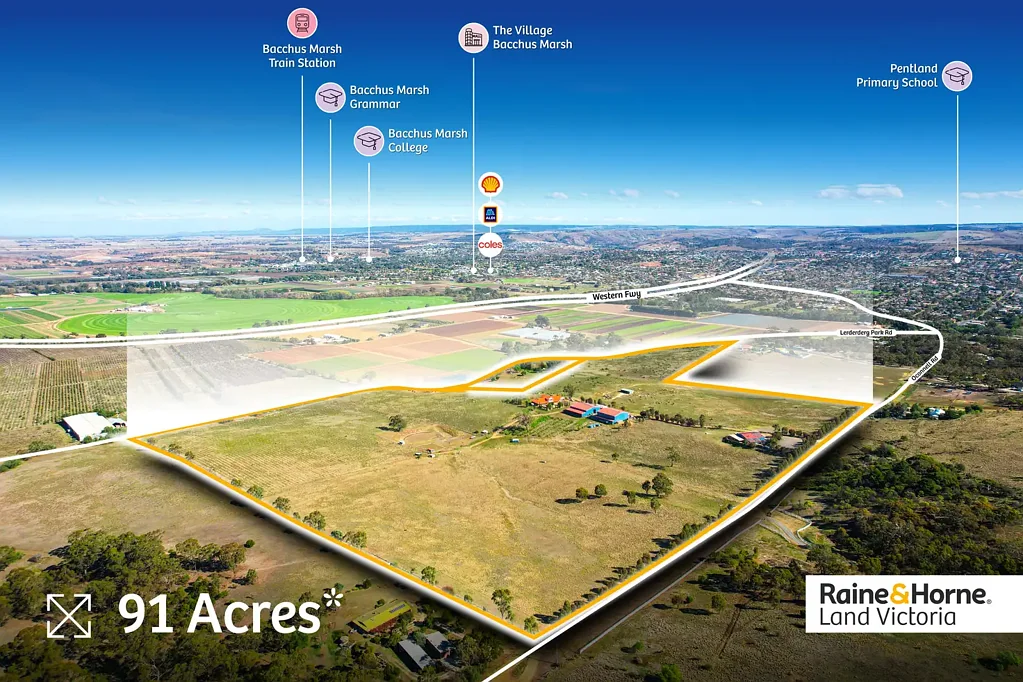 Merrimu 8غرفة نوم Prestigious 91-Acre Landholding with Panoramic Views and Strategic Development Potential.