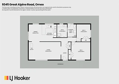 9345 Great Alpine Road, Omeo, VIC 3898, 2 slaapkamers, 1 badkamers, House