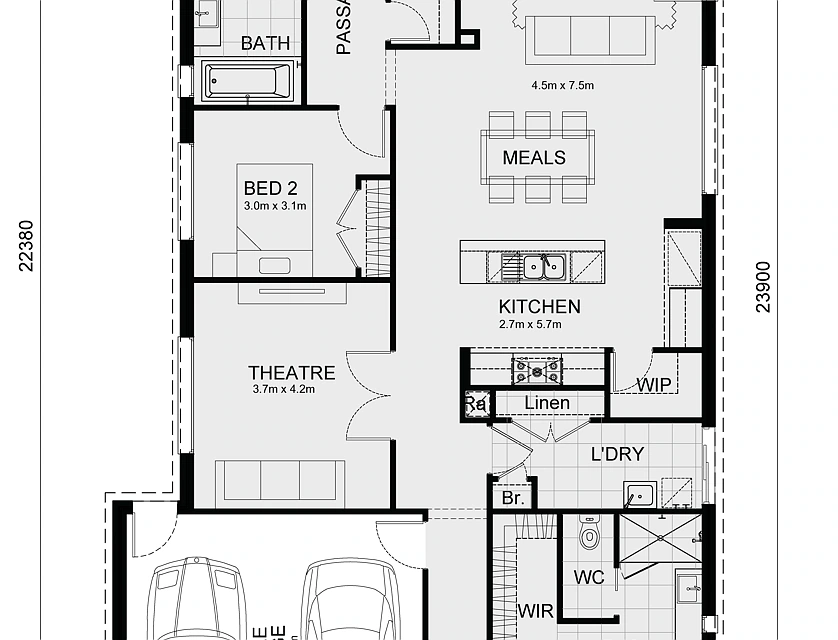 Lot 11747 Warralily Promenade Estate Mansfield 4 Bedroom, Armstrong Creek, Geelong, 4 રૂમ, 2 બાથરૂમ, House