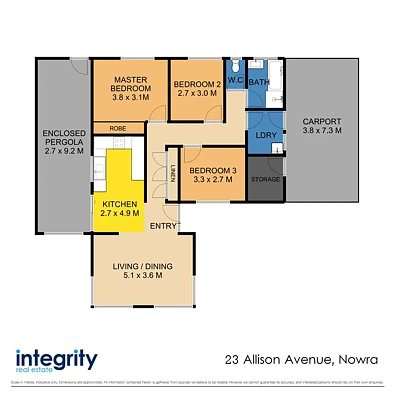 23 Allison Avenue, Nowra, NSW 2541, 3 Bedrooms, 1 Bathrooms, House