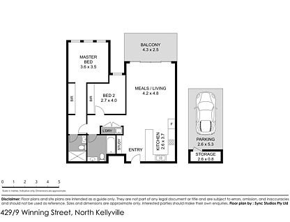 429/9 Winning Street, North Kellyville, Central Tablelands, 2部屋, 2バスルーム, Apartment