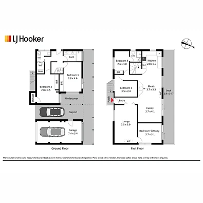 户型图 - 72 Perry Drive, Chapman, ACT 2611