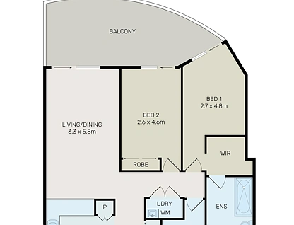 11/26-30 Hassall Street, Parramatta, Parramatta (Northwest suburbs), 2 कमरे, 2 बाथरूम, Apartment