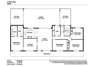 3 Hunts Road, Wye, SA 5291, 4 રૂમ, 2 બાથરૂમ, Lifestyle Section