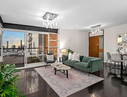 10C/182 Dornoch Terrace, Highgate Hill, Brisbane - Inner City Region, 2 غرف, 1 حمامات, Apartment