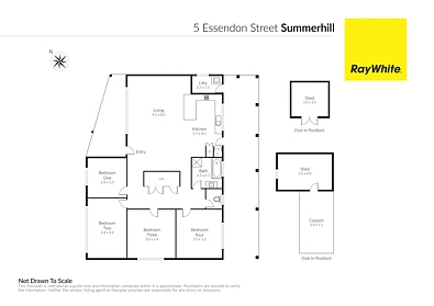 5 Essendon Street, Summerhill, TAS 7250, 4 Bedrooms, 1 Bathrooms, House