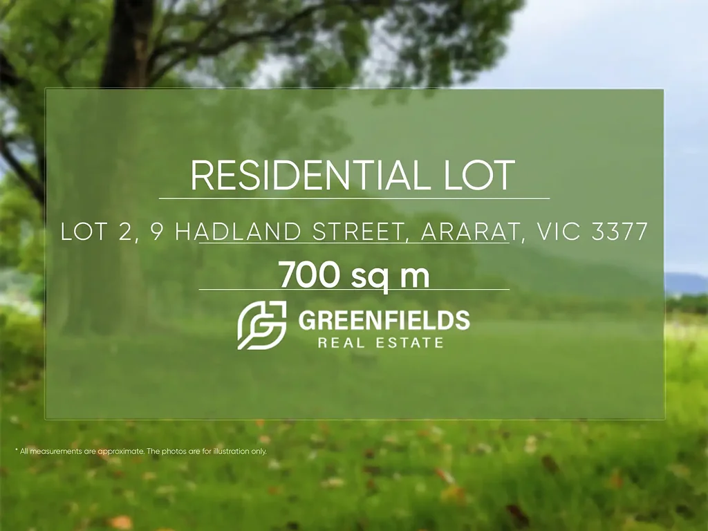 Ararat Premium Residential Land for Sale – LOT 2, 9 Hadland Street, Ararat, VIC 3377