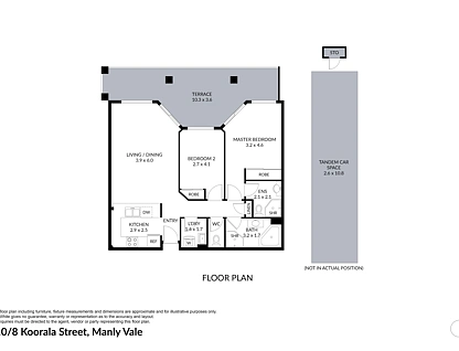 110/8 Koorala Street, Manly Vale, Northern Beaches, 2 ਕਮਰੇ, 2 ਬਾਥਰੂਮ, Apartment