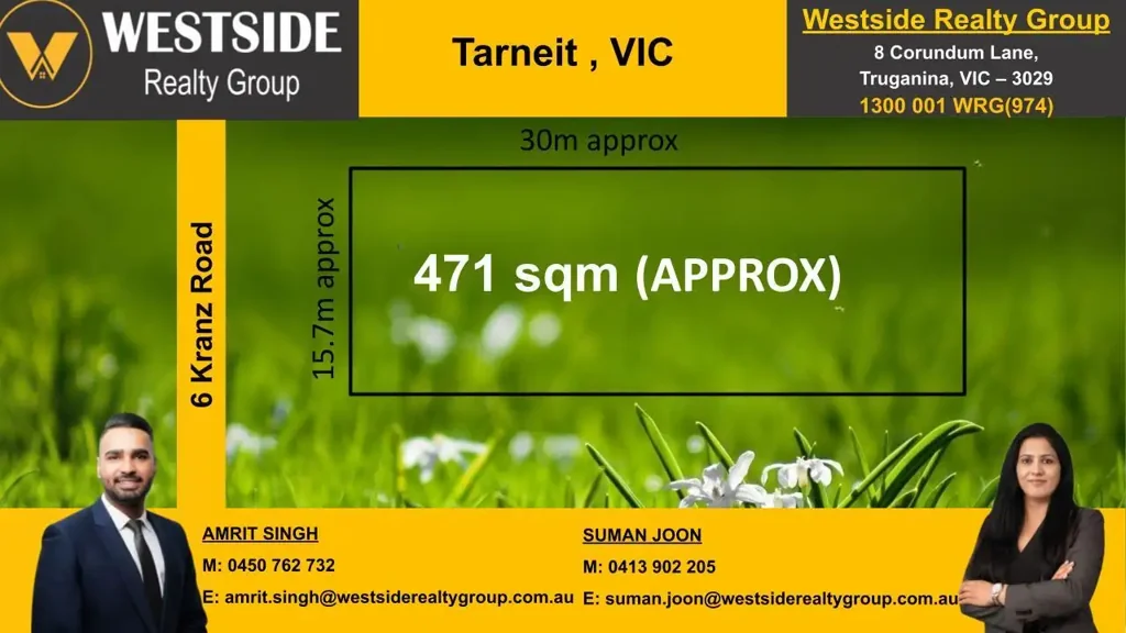 Tarneit Premium 471sqm Approx. Land in Marigold Estate, Tarneit