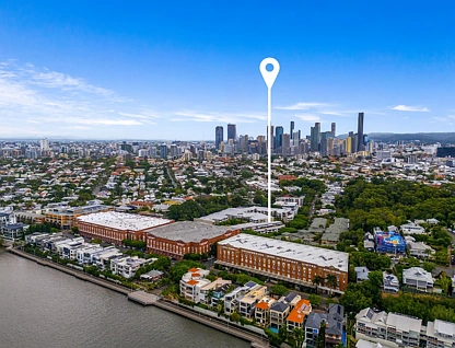 107/71 Beeston Street, Teneriffe, Brisbane - Inner City Region, 2 कमरे, 1 बाथरूम, Apartment