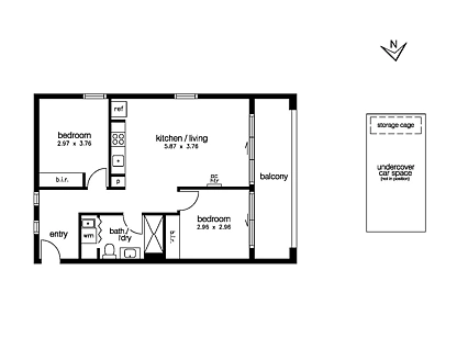 101/26 Beaurepaire Parade, Footscray, Western Melbourne, 2 Schlafzimmer, 1 Badezimmer, Apartment
