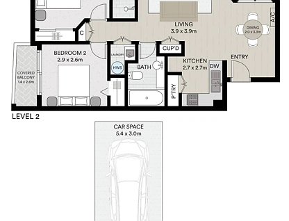 10/315 Golden Four Drive, Bilinga, Gold Coast, 2 phòng ngủ, 2 phòng tắm, Apartment