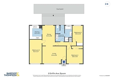 2 Griffin Avenue, Epsom, Auckland City, 3房, 1浴, Unit