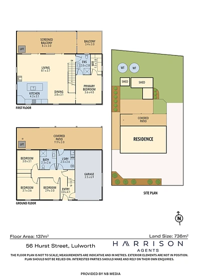 56 Hurst Street, Lulworth, TAS 7252, 4 slaapkamers, 2 badkamers, House