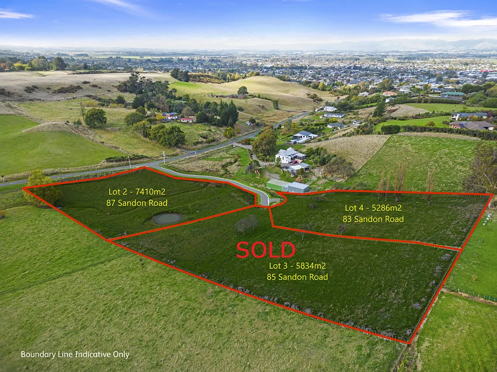 Feilding Lifestyle blocks on Sandon Road