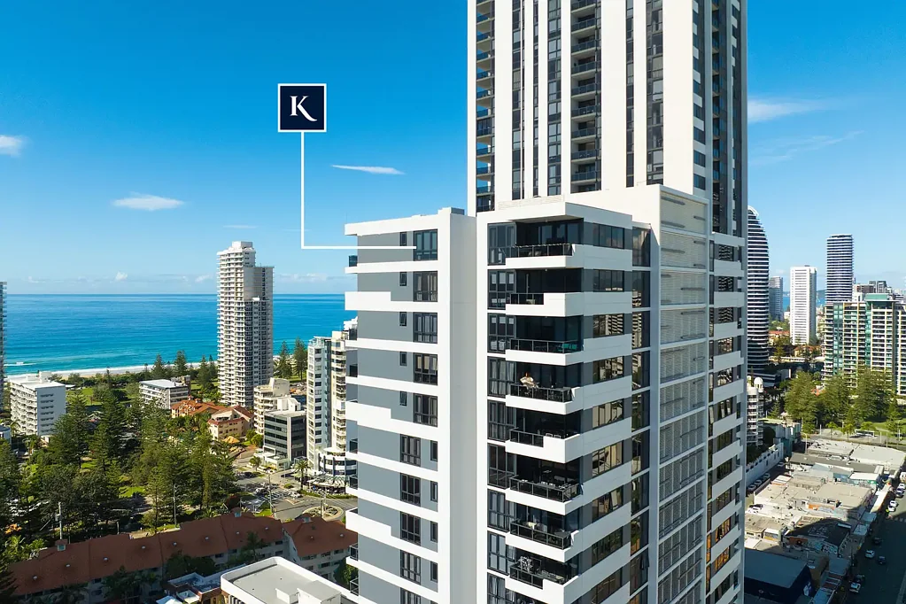 Broadbeach 3غرفة نوم Top Floor Sky-Home Capturing Sweeping Ocean and City Views