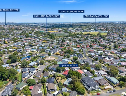 7 Janine Place, Bucklands Beach, Manukau City, Auckland, 3房, 1浴, 独立屋