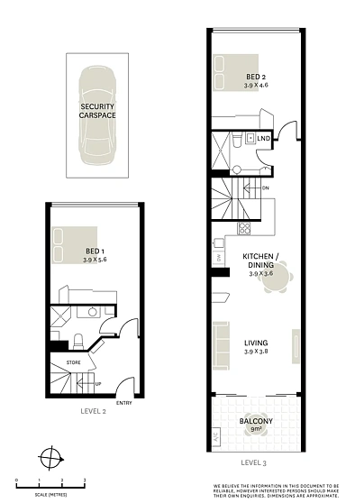 214/1-3 Larkin Street, Camperdown, NSW 2050, 2房, 2浴, Apartment