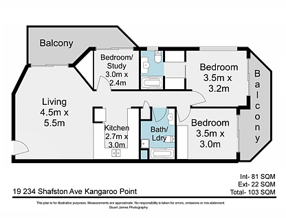 19/234 Shafston Avenue, Kangaroo Point, Brisbane - Eastern Region, 3 chambres, 2 salles de bain, Unit