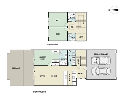 136/2 Mcmichael Terrace, Denman Prospect, Molonglo Valley District, 3 phòng ngủ, 2 phòng tắm, Townhouse