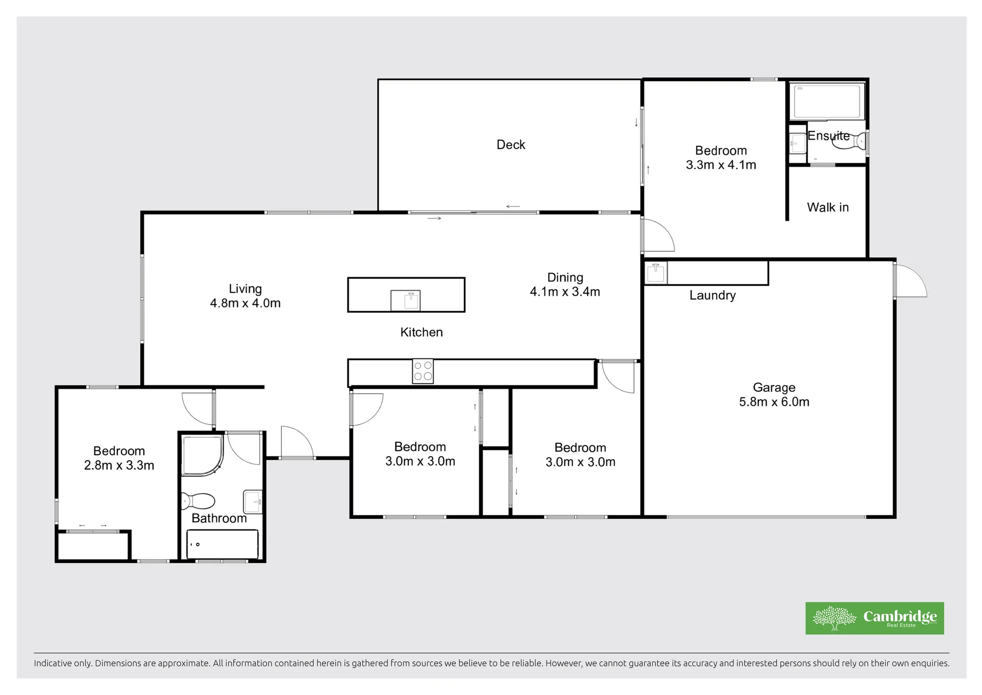 9A Bourke Drive, Cambridge, Waikato, 4房, 2浴, 独立屋