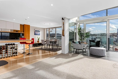 Te Aro 3 Bedroom ONE OF A KIND PENTHOUSE
