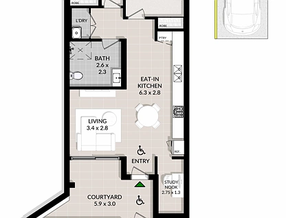9/80-84 Parramatta Road, Stanmore, Inner West, 2 chambres, 1 salles de bain, Apartment