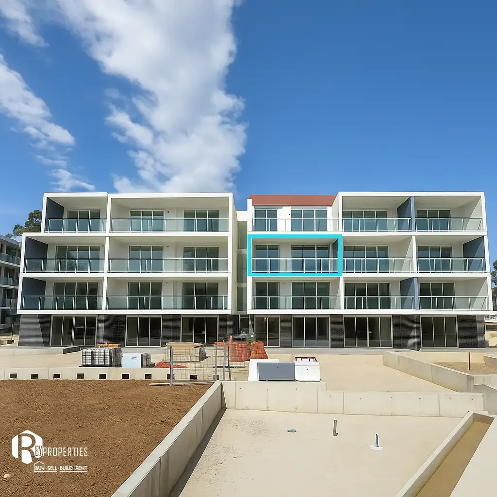 Kembla Grange 1房 Calacatta白石材台面 宽敞开放式设计 木质外观地板 现代装修风格 充足自然光线 宽敞阳台室内外流动 管道空调全年舒适 视频对讲安全 NBN就绪 Stylish 1-Bedroom Apartment | Level Two | North-Facing