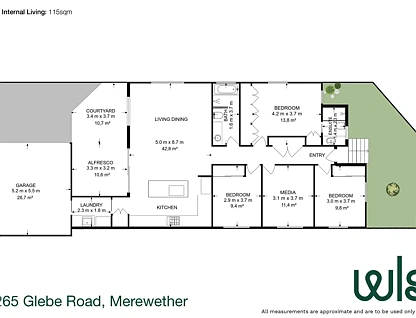 1/265 Glebe Road, Merewether, NSW 2291, 4 Kuwarto, 2 Banyo, House