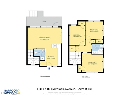 1/10 Havelock Avenue, Forrest Hill, North Shore City, 3 ਕਮਰੇ, 1 ਬਾਥਰੂਮ, Townhouse