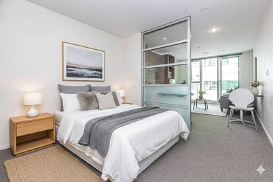 One bedroom in the BEACH Apartment