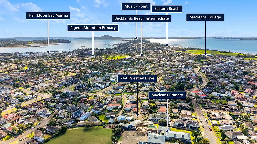 Bucklands Beach 4房  Unbeatable Location in the Macleans Zone