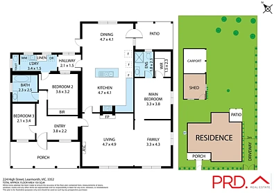 224 High Street, Learmonth, VIC 3352, 3 chambres, 2 salles de bain, House