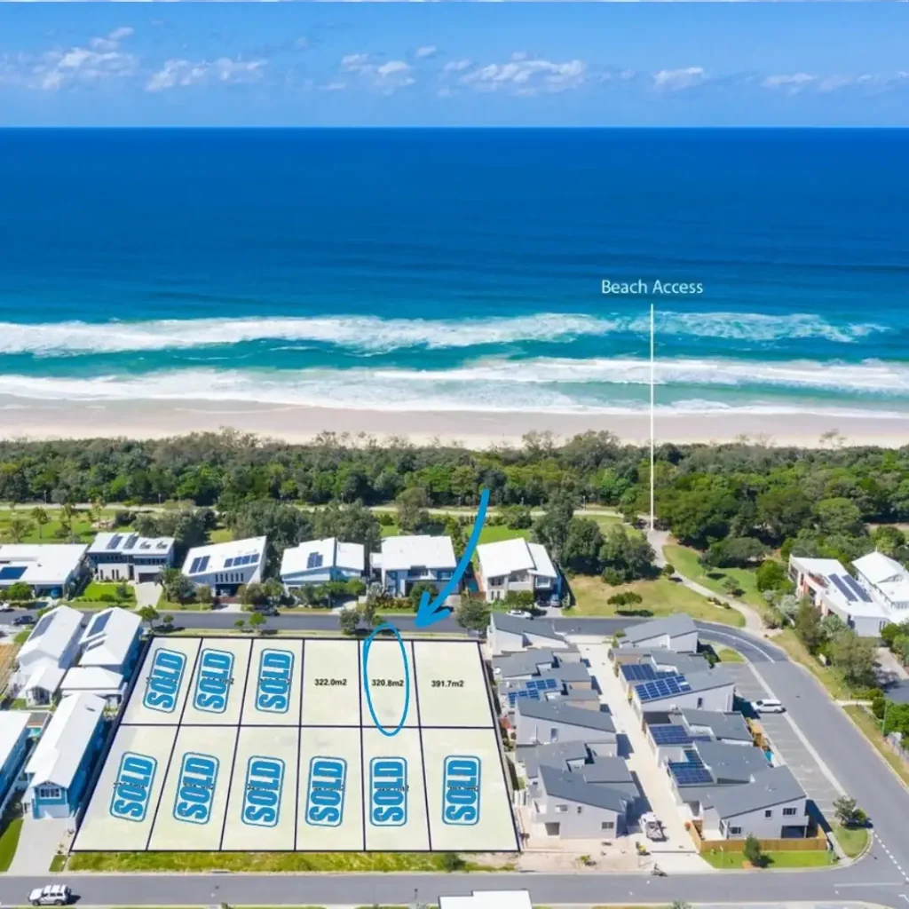 Kingscliff PRESTIGIOUS BEACHFRONT STREET LAND AVAILABLE. ONLY 3 BLOCKS LEFT!!!
