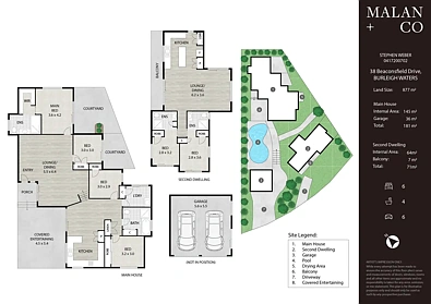38 Beaconsfield Drive, Burleigh Waters, QLD 4220, 6 slaapkamers, 4 badkamers, House