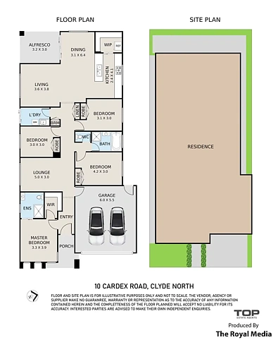 Floor plan - 10 Cardex Road, Clyde North, VIC 3978