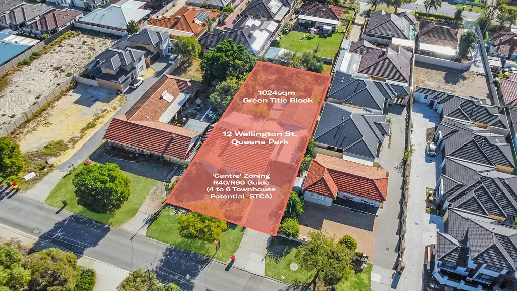 Queens Park 3房  1024sqm Park Front Development Site just 9km from the Perth City