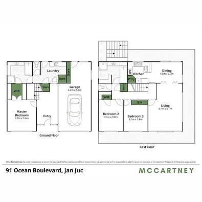 Plano ng Bahay - 91 Ocean Boulevard, Jan Juc, VIC 3228