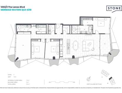 1202/2 The Lanes Boulevard, Mermaid Waters, QLD 4218, 3 Bedrooms, 2 Bathrooms, Apartment