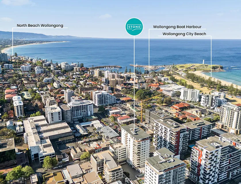 901/51 Crown Street, Wollongong, Wollongong - Greater Region, 3 રૂમ, 2 બાથરૂમ, Apartment