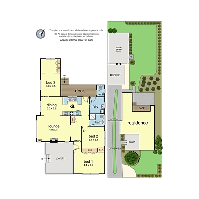 Plano ng Bahay - 7 Robinson Street, Croydon, VIC 3136
