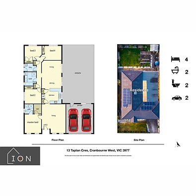 13 Taplan Crescent, Cranbourne West, VIC 3977, 4 Bedrooms, 2 Bathrooms, House