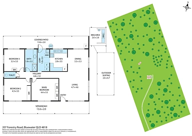 207 Forestry Road, Bluewater, QLD 4818, 3 રૂમ, 1 બાથરૂમ, House