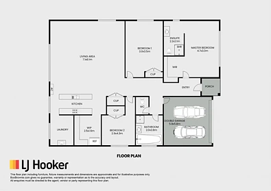 户型图 - 19C Maude Street, Lucknow, VIC 3875